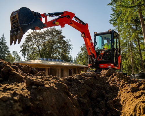 Piezas de maquinaria de construcción